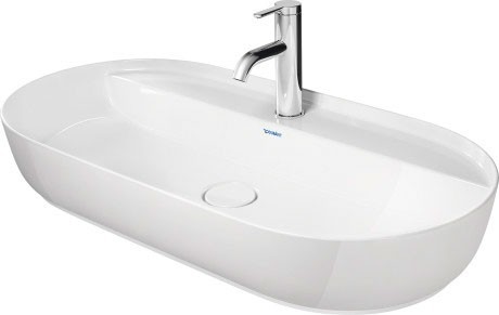 Duravit раковина встраиваемая сверху 80х40см, luv, 0380800000 цвет: белый