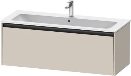 Duravit тумба подвесная под раковину 480 мм х 1210 мм х 440 мм, ketho.2, k25065083830000 цвет: серо-коричневый суперматовый
