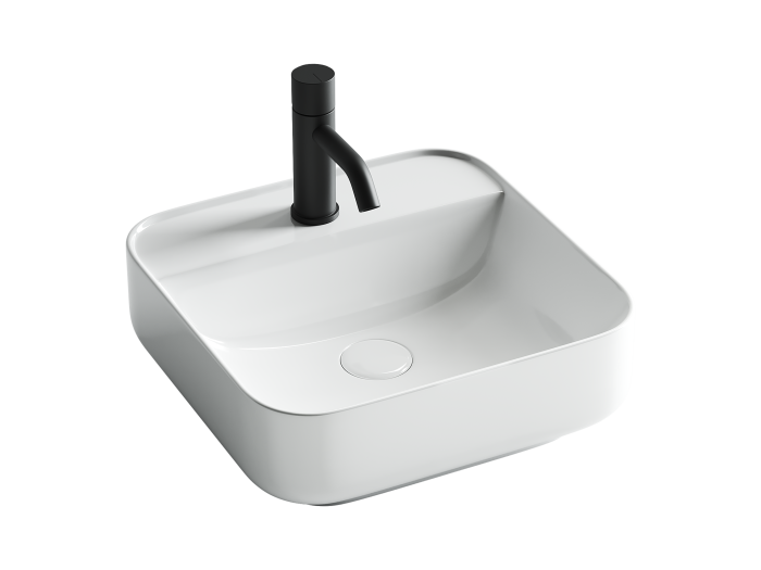 Ceramicanova раковина накладная element, cn5014 цвет: белый