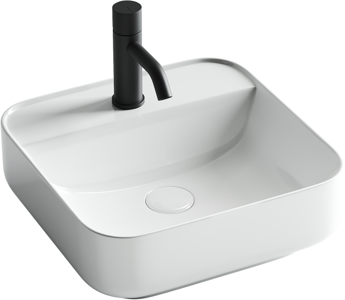 Ceramicanova раковина накладная element, cn5014 цвет: белый