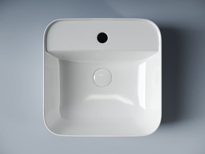 Ceramicanova раковина накладная element, cn5014 цвет: белый