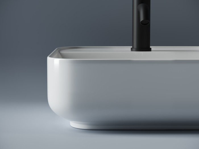 Ceramicanova раковина накладная element, cn5014 цвет: белый