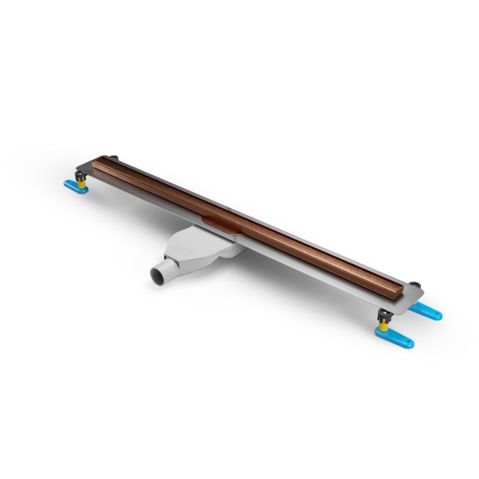 Душевой трап copper brushed 80 см, New trendy, браширо арт. OL-0098