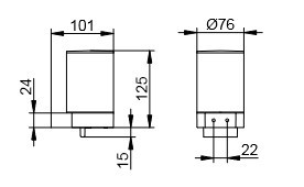 Keuco дозатор для жидкого мыла с держателем и насосиком, plan, черный матовый арт. 14951 370000