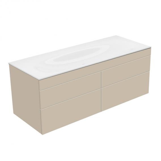 Keuco тумба подвесная под раковину с четырьмя выдвижными фронтами, edition 400, кашемир арт. 31562 450000
