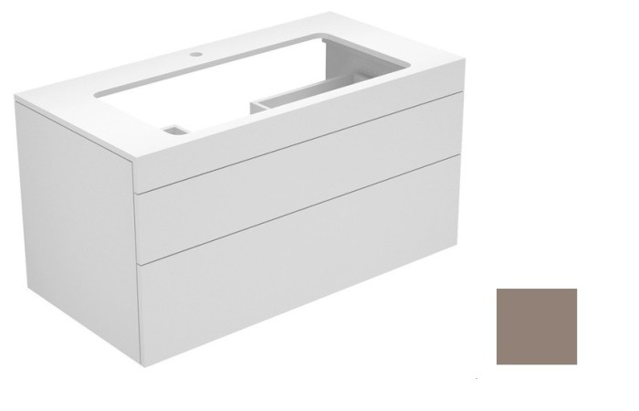 Keuco тумба под умывальник, edition 400, трюфель арт. 31582 370100