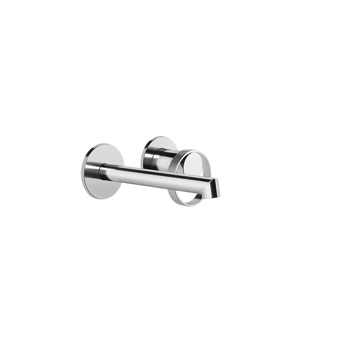 Gessi Смеситель для раковины, встраиваемый, излив 14.9-16.9см., внешняя часть, Anello, 63381#031 цвет: хром