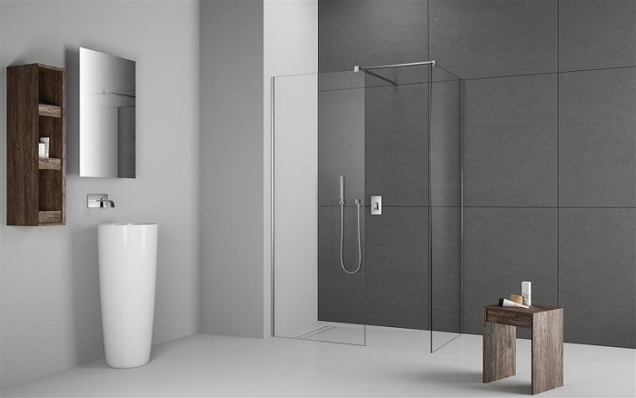 Radaway душевая перегородка 95 профиль хром стекло прозрачное, Modo New II - 389095-01-01