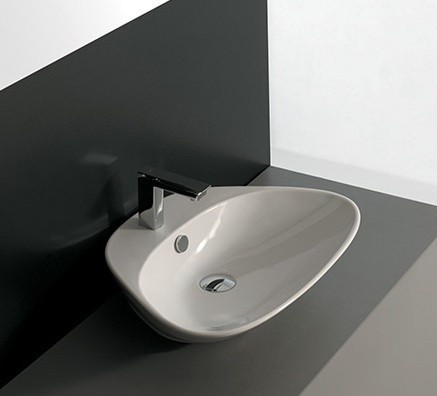 ArtCeram раковина (накладная), ptl002 01 00 plettro quadro цвет: белый глянцевый