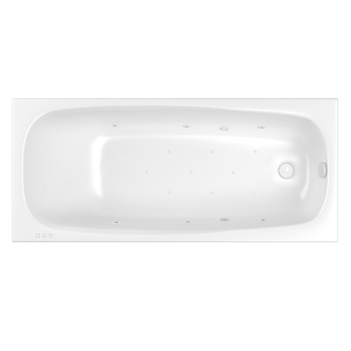 Ванна slim 170x75 relax, Whitecross Layla, белый арт. 0122.170075.100.RELAX.WH