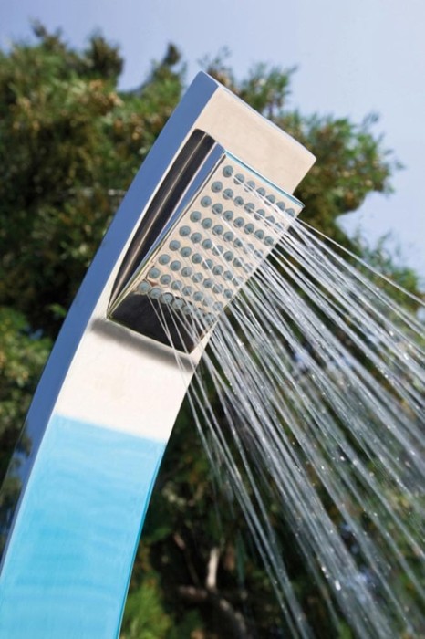 Bossini душевая колонна outdoor/indoor columns column из нержавеющей стали, arch, хром арт. l00861.030