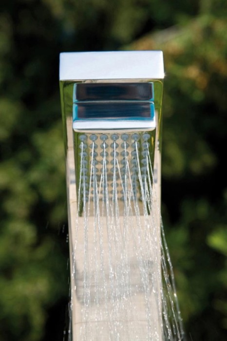 Bossini душевая колонна outdoor/indoor columns column из нержавеющей стали, arch, хром арт. l00861.030