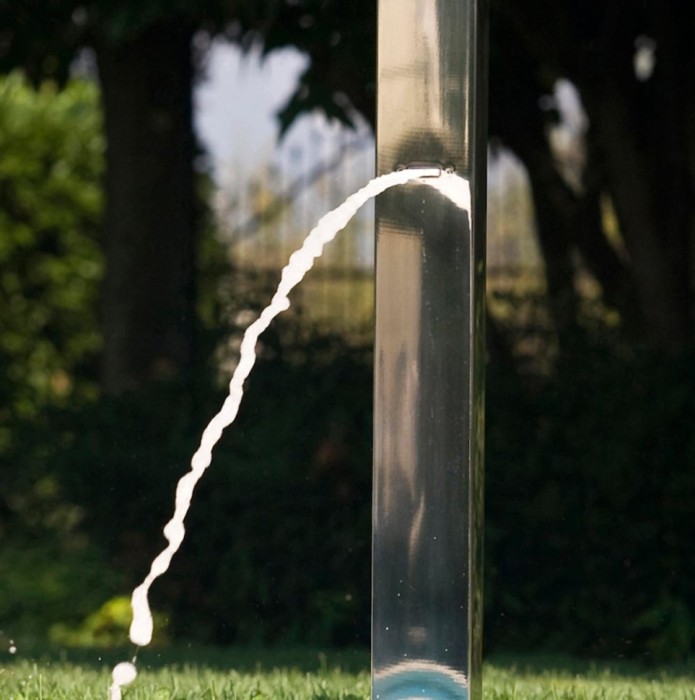 Bossini душевая колонна outdoor/indoor columns column из нержавеющей стали, arch, хром арт. l00861.030