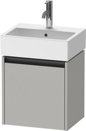 Duravit тумба подвесная под раковину 338 мм х 434 мм х 440 мм, ketho.2, k25070l07070000 цвет: бетонно-серый матовый