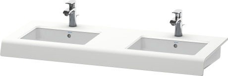 Duravit консоль с двумя вырезами, durastyle, ds829c 18 цвет: gres pietra grey opaco