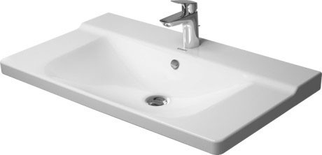 Duravit раковина подвесная 85х49см, p3 comforts, 2332850000 цвет: белый