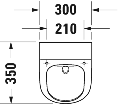 Duravit писсуар подвесной с "мушкой", с креплением, без смывного края rimless, me by starck, 2812300007 цвет: белый