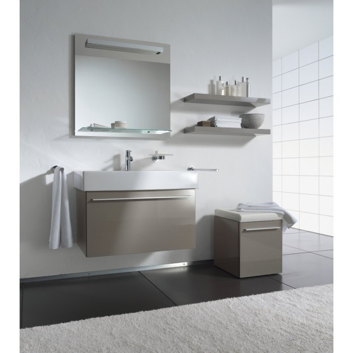 Duravit зеркало с подсветкой 800 мм х 1000 мм, со стеклянной полочкой, x-large, xl721302828 цвет: венге