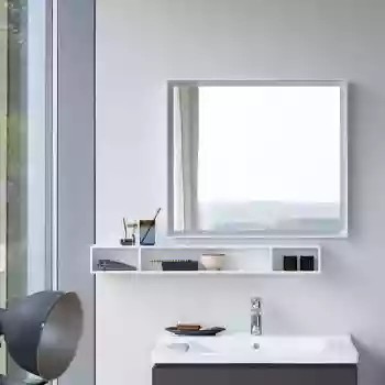 Duravit зеркало с подсветкой, l-cube, lc738100000 цвет: