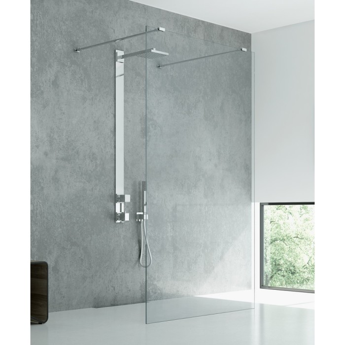 Душевое ограждение 140x200, New trendy New modus chrome, хром арт. EXK-5498