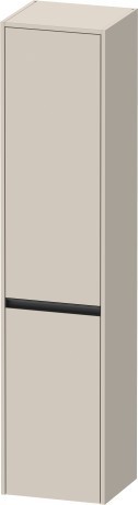 Duravit высокий шкаф с двумя дверцами петли слева 360 мм х 400 мм х 1760 мм, ketho.2, k21329l83830000 цвет: серо-коричневый суперматовый