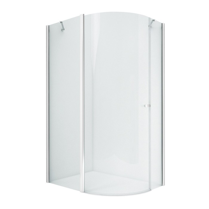 Душевое ограждение 100x80x195, New trendy New soleo chrome, хром арт. K-0421