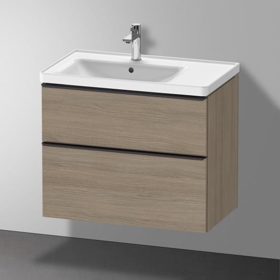 Duravit тумба подвесная под раковину 784 мм х 452 мм, d-neo, de435703535 цвет: дуб терра