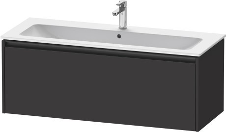 Duravit тумба подвесная под раковину 480 мм х 1210 мм х 440 мм, ketho.2, k25065080800000 цвет: графит суперматовый