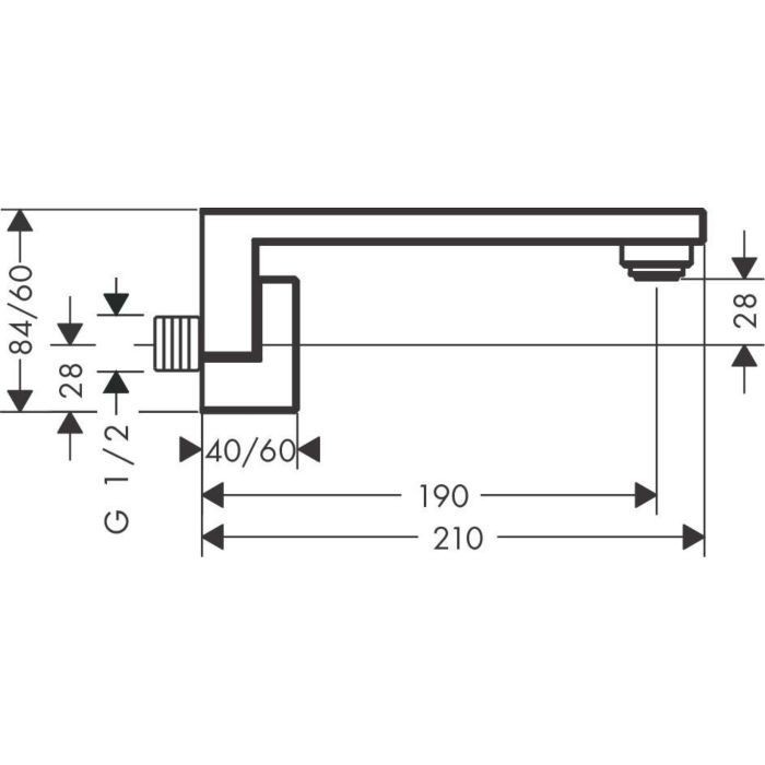 AXOR излив для ванной, Edge, золото арт. 46410990