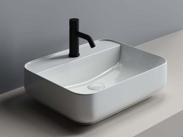 Ceramicanova раковина накладная element, cn5015 цвет: белый