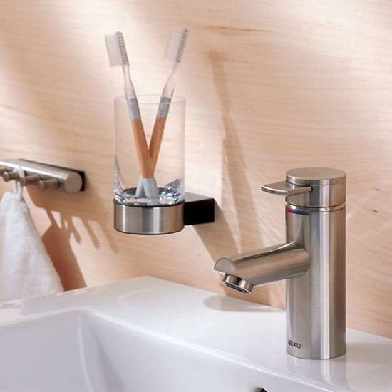 Keuco держатель для стакана в комплекте с хрустальным стаканом, plan, хром арт. 14950 019000