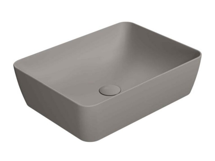 GSI Раковина накладная 50х38х14 см, tortora, санфарфор, Color-elements - 903705