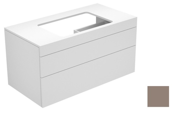 Keuco тумба под умывальник, edition 400, трюфель арт. 31572 370000