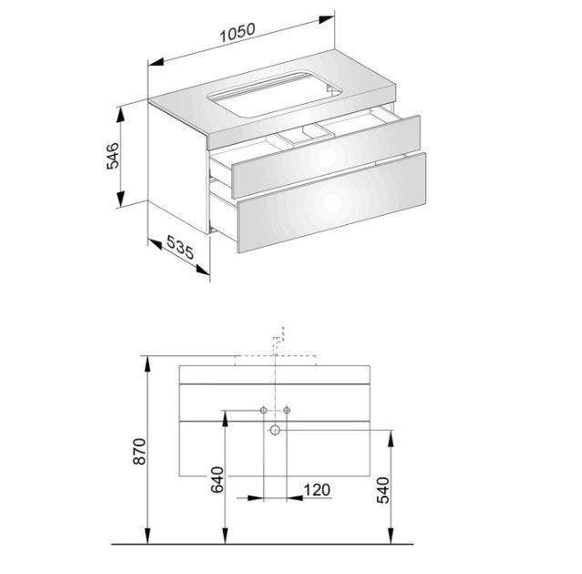 Keuco тумба под умывальник, edition 400, трюфель арт. 31572 370000