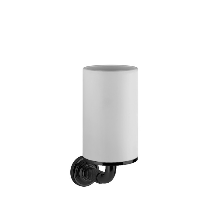 Gessi Стакан для зубных щеток подвесной, Venti20, 65407#299 цвет: белый, фурнитура черный матовый