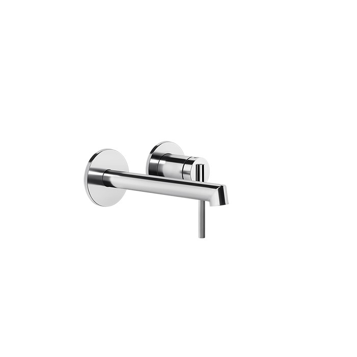 Gessi Смеситель для раковины, встраиваемый, излив 14.9-16.9см., внешняя часть, Anello, 63581#031 цвет: хром