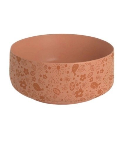 ArtCeram раковина (накладная), col001 14 87 cognac цвет: красный