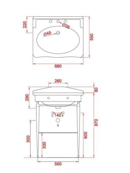 ArtCeram консоль под раковину, hea015 71 hermitage цвет: хром глянцевый
