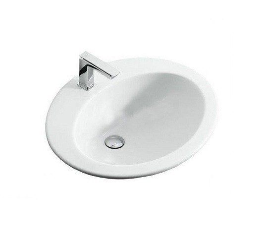 ArtCeram раковина (врезная), ell001 01 00 eolo цвет: белый глянцевый