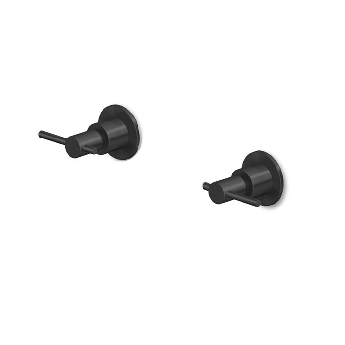 Zucchetti смеситель для душа, встраиваемый, ручка: рычаг, helm, brushed total black pvd арт. zhl738.xp81