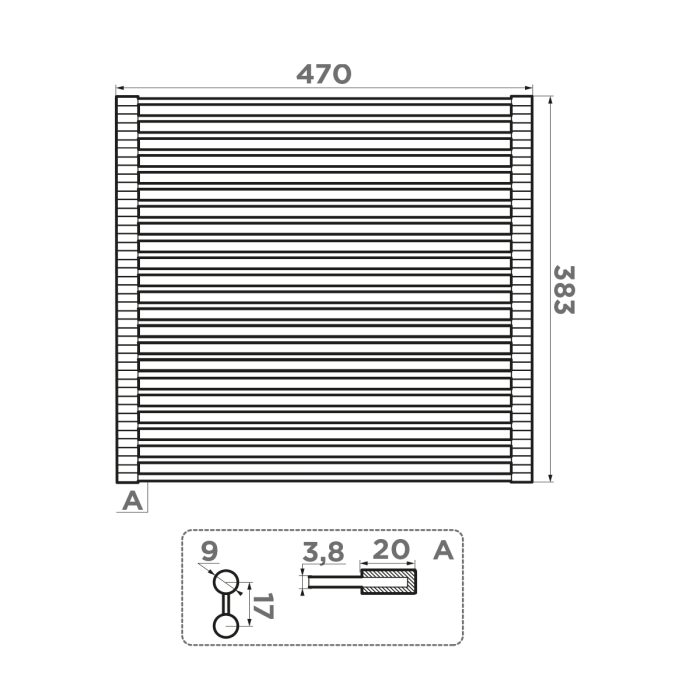 Omoikiri ролл-мат roll-03 арт. 4997005