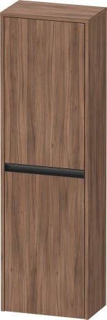 Duravit средний шкаф с двумя дверцами петли слева 240 мм х 400 мм х 1320 мм, ketho.2, k21319l79790000 цвет: орех натуральный