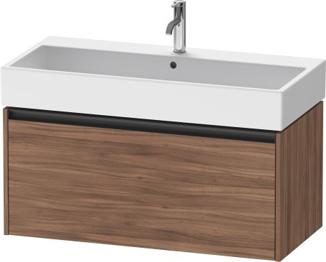 Duravit тумба подвесная под раковину 460 мм х 984 мм х 440 мм, ketho.2, k25078079790000 цвет: орех натуральный