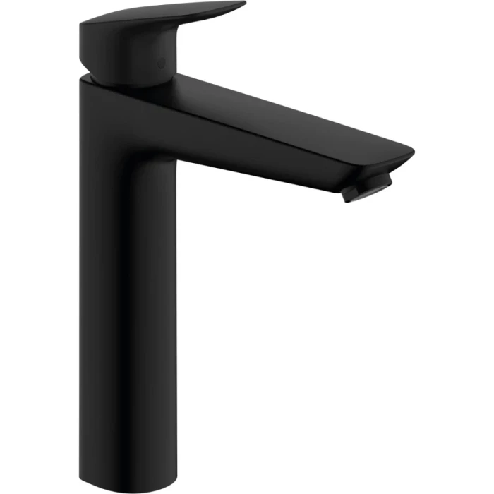 Hansgrohe смеситель для раковины с донным клапаном, Logis, черный арт. 71090670