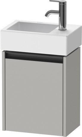 Duravit тумба подвесная под раковину арт.072438, 238 мм х 364 мм х 440 мм, ketho.2, k25071l07070000 цвет: бетонно-серый матовый