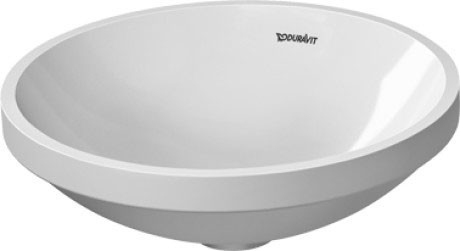 Duravit раковина встраиваемая снизу 40х40 см, architec, 0319370000 цвет: белый
