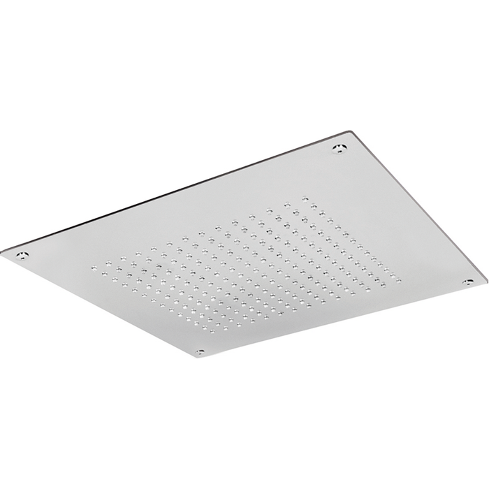 Cisal верхний душ 40х40см zs025630d2 zen shower, цвет: нержавеющая сталь