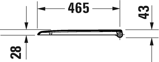 Duravit сиденье для унитаза с крышкой удлиненное d-сode c автоматическим опусканием, съёмное, d-code, 0062090096 цвет: белый