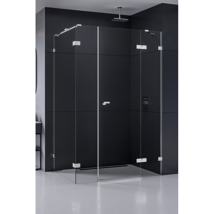 Душевое ограждение eventa plus r 150x80x200, New trendy Eventa chrome, хром арт. EXK-4558