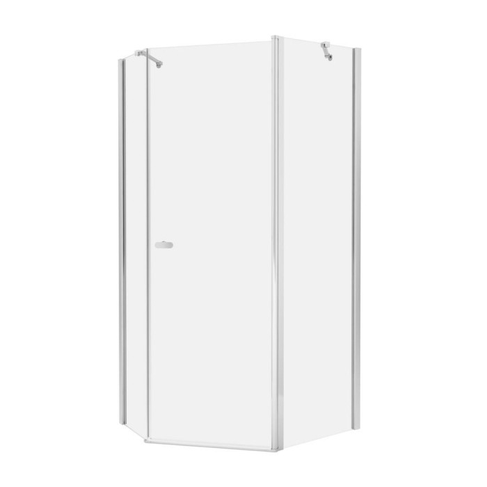 Душевое ограждение 100x80x195, New trendy New soleo chrome, хром арт. K-0608